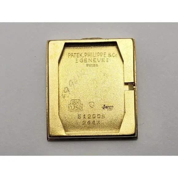 Vintage Patek Philippe 2443 Watch w/ Bold Lugs Circa 1950s 18k Gold 40mm x 26mm - Picture 16 of 16